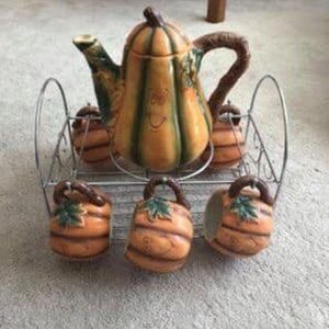 Pumpkin Tea Set